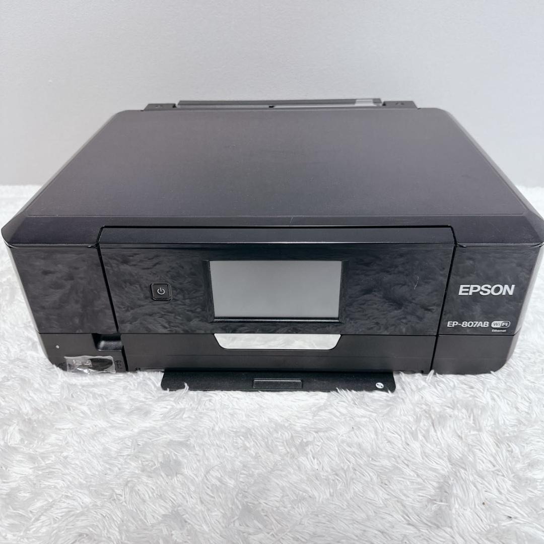 エプソン インクジェットプリンター 複合機 EP-807AB 新品 純正インク