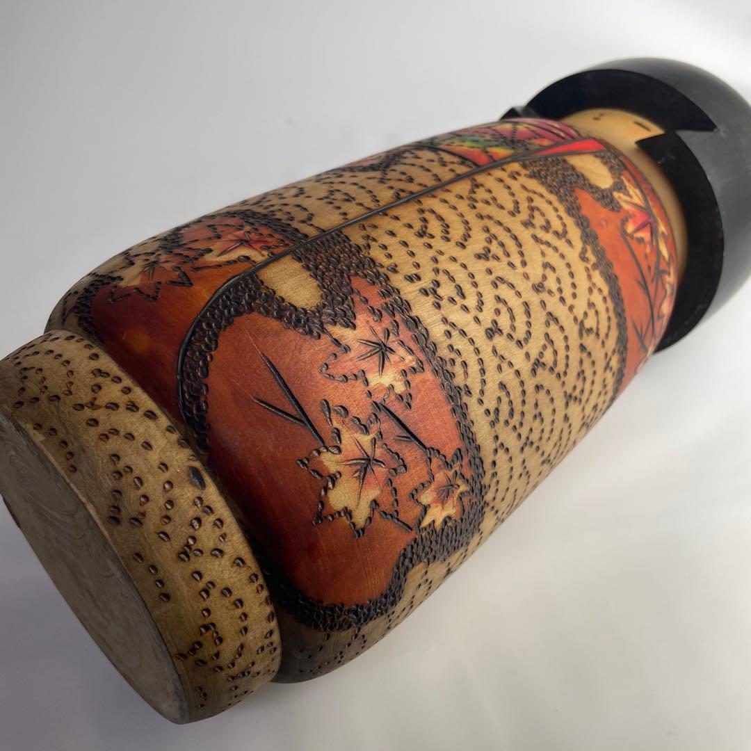 希少 小林伊之助 伊之助 作 創作こけし 郷土玩具