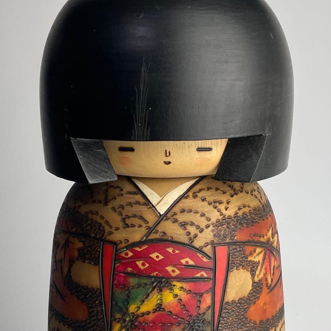 希少 小林伊之助 伊之助 作 創作こけし 郷土玩具