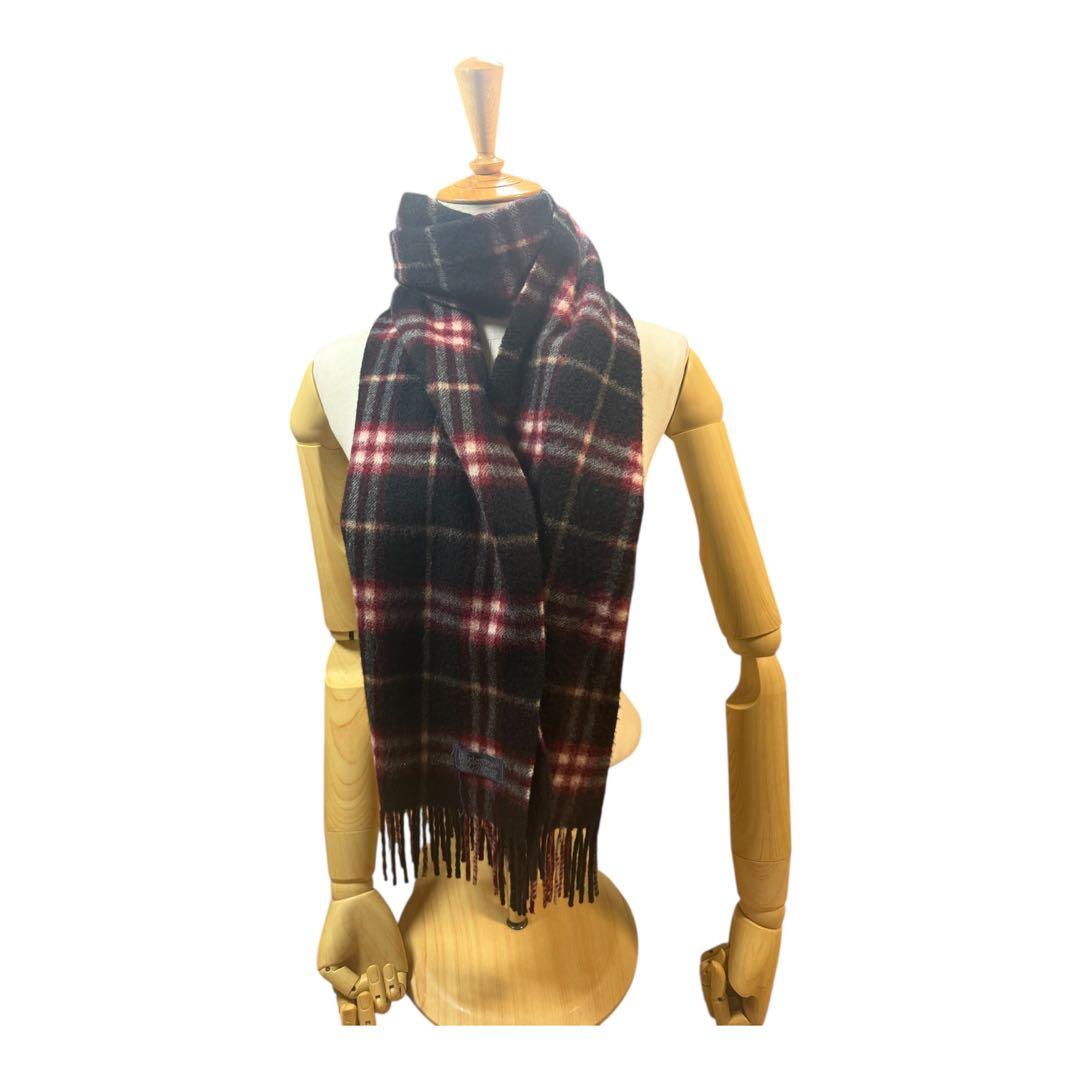 美品 希少カラー　BURBERRY バーバリー カシミヤ100% マフラー