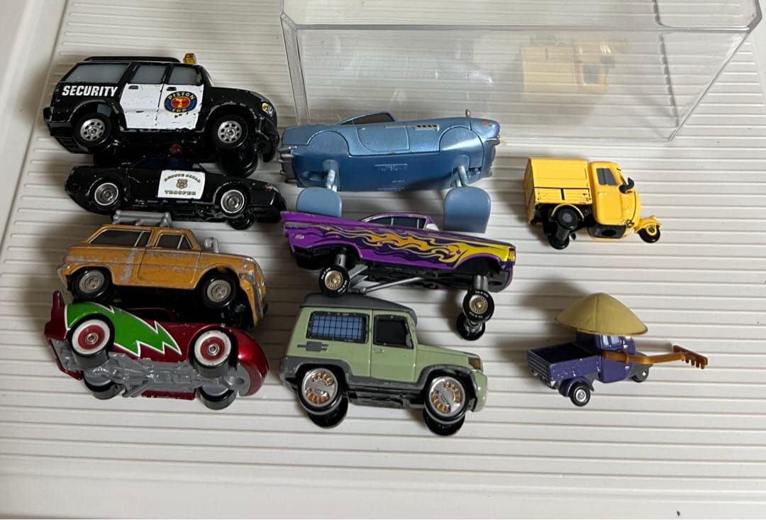 カーズ、ミニカー、マテル（フィンマック水走行タイプ、傘）