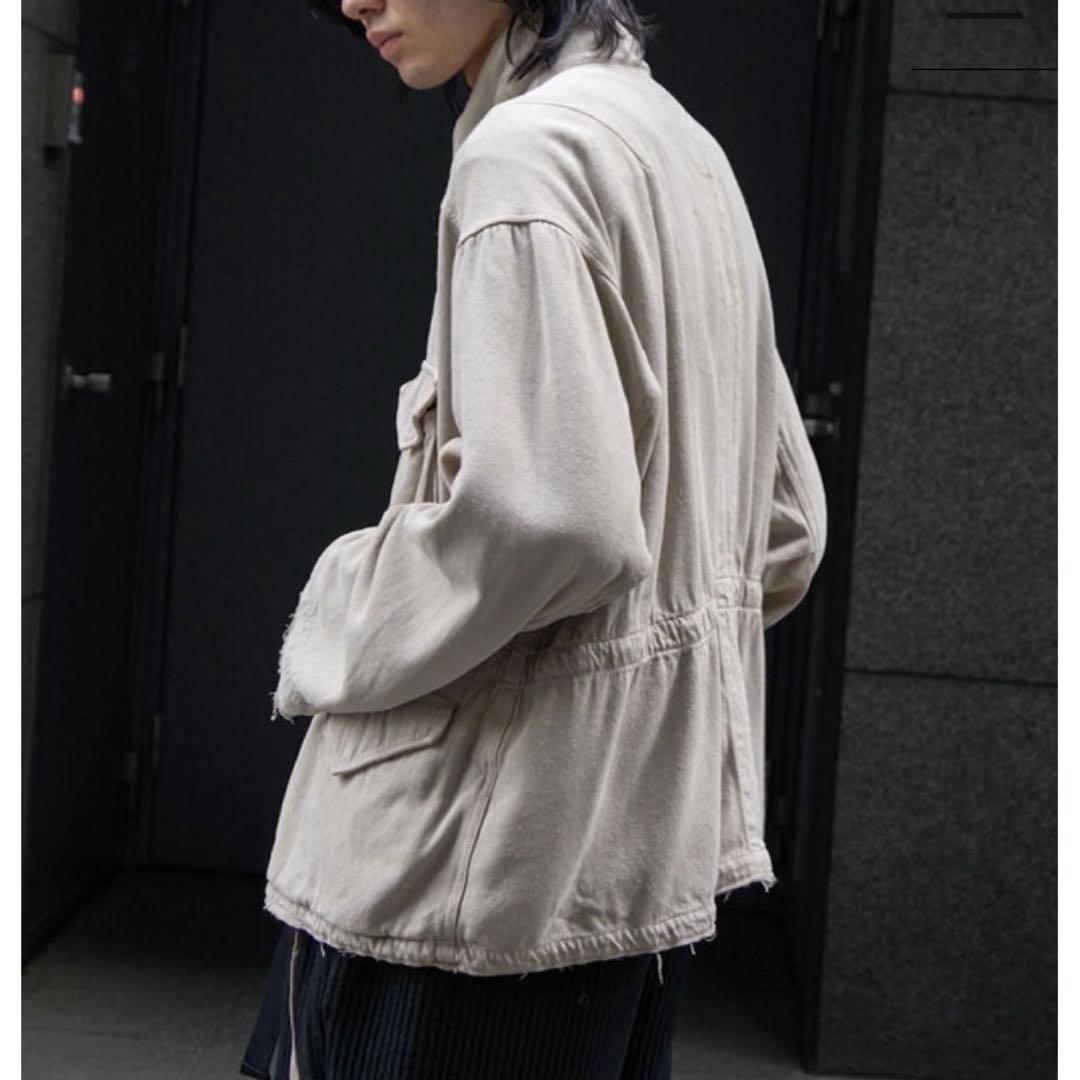 ジャケット・アウター SILK SUEDE FIELD JACKET ANCELLM