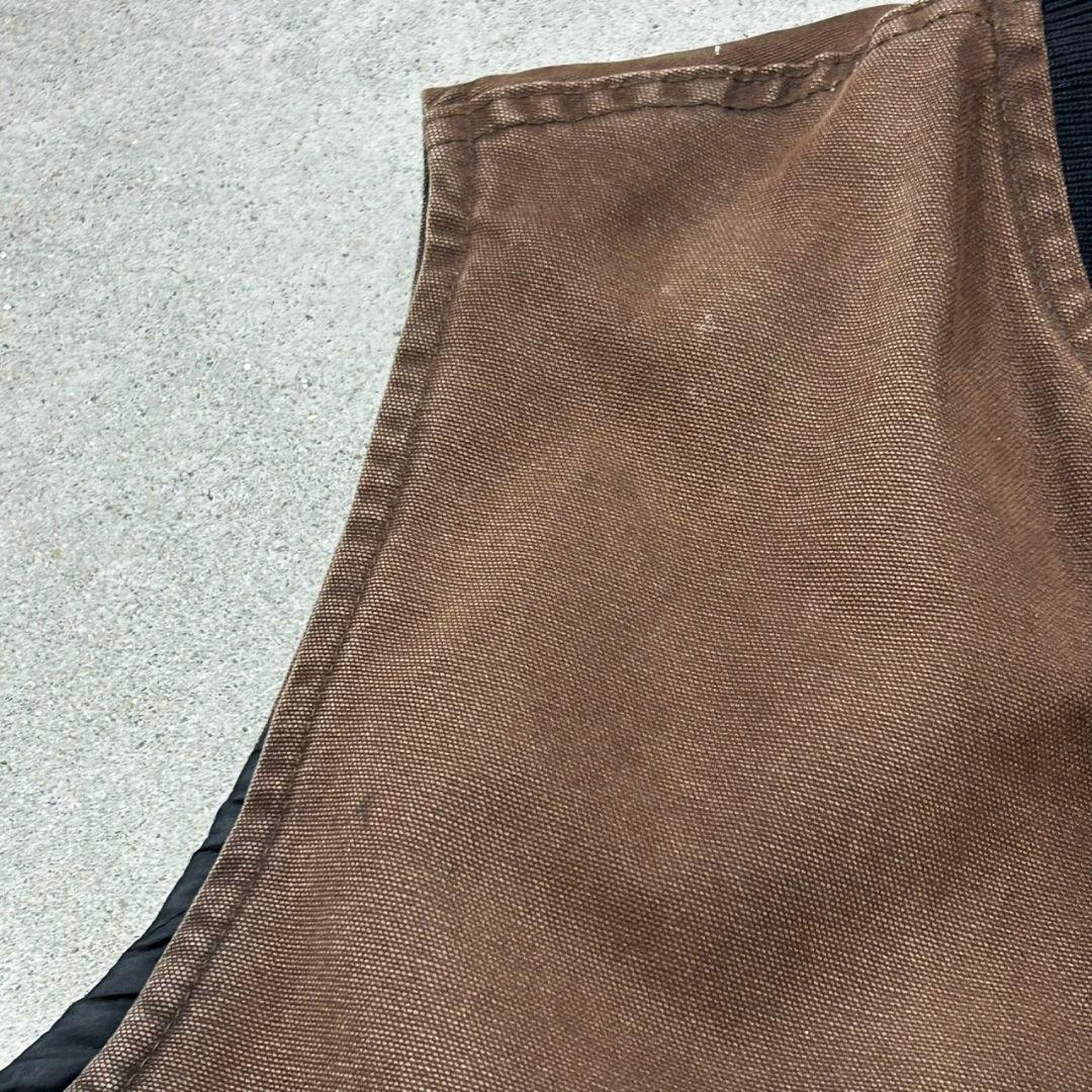 カーハート　タッグベスト　希少ブラウン　USA製