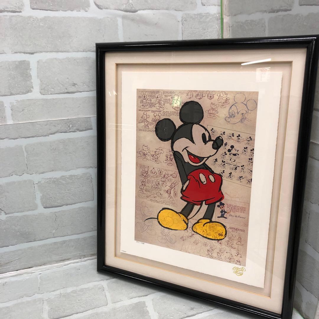 M4026 ミッキーマウス 生誕70周年記念アートフレーム　シリアルナンバー入り