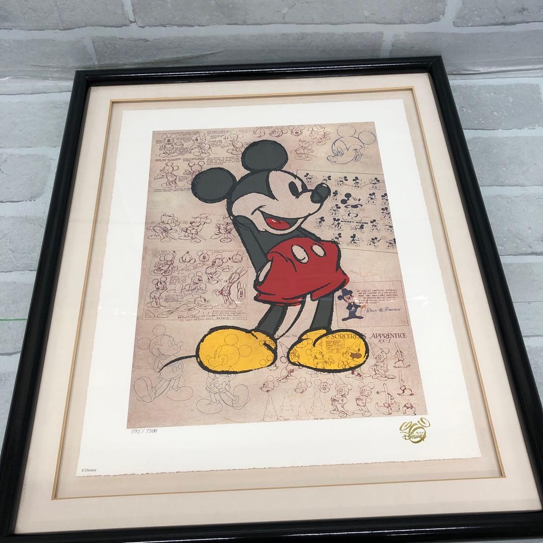 M4026 ミッキーマウス 生誕70周年記念アートフレーム　シリアルナンバー入り