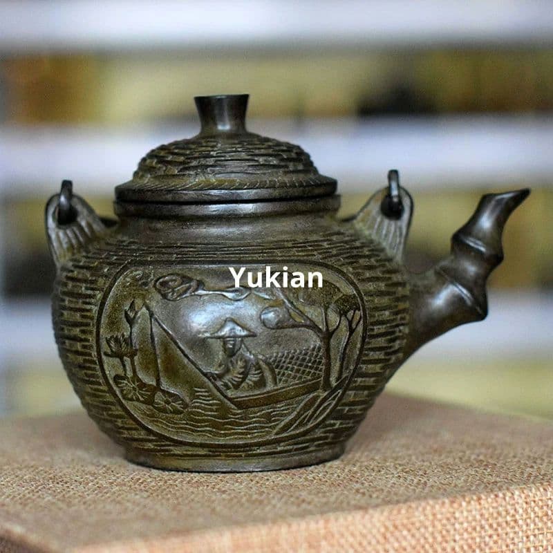 置物 茶器 銅壷 茶道具 香道具 装飾品 工芸品 美術品