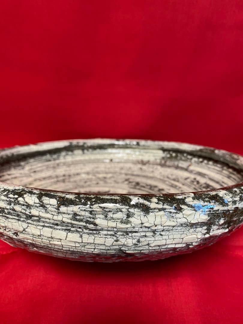 中川自然坊 刷毛目唐津 八寸鉢 【新品 未使用・共箱有り】