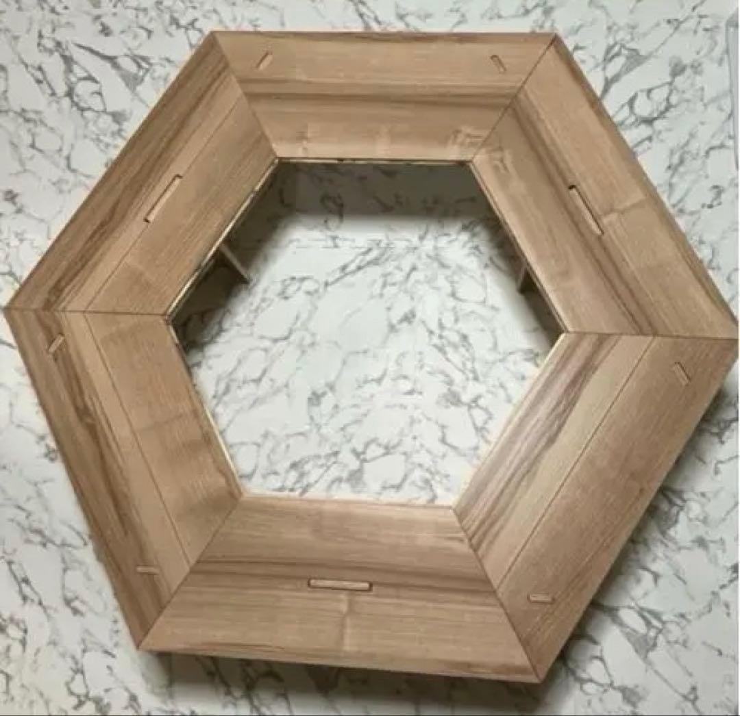 天板付き！ヘキサゴンテーブル/ヘキサテーブル/キャンプテーブル/焚き火テーブル/