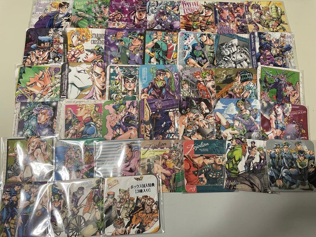 ジョジョ アートコースター 37種+BOX特典3種