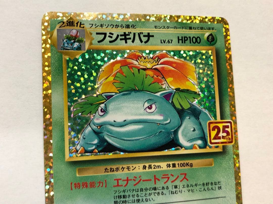 リザードン カメックス フシギバナ 25th ANNIVERSARY