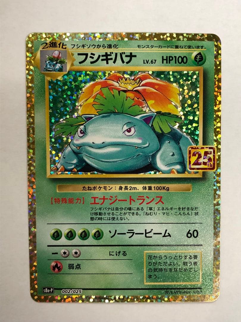 リザードン カメックス フシギバナ 25th ANNIVERSARY