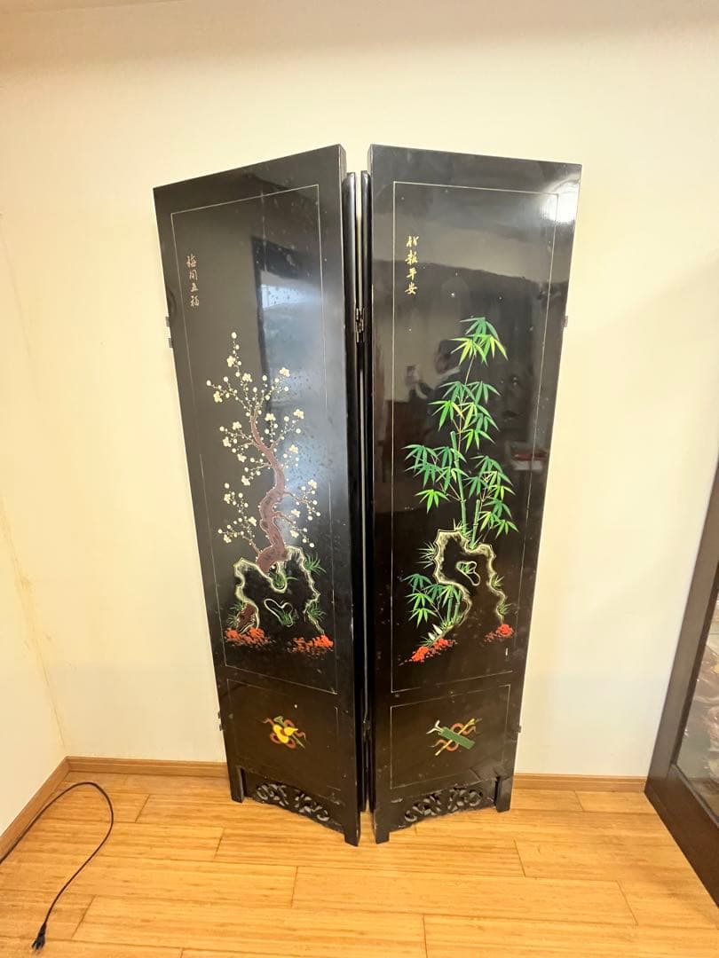 花と植物の装飾パーテーション