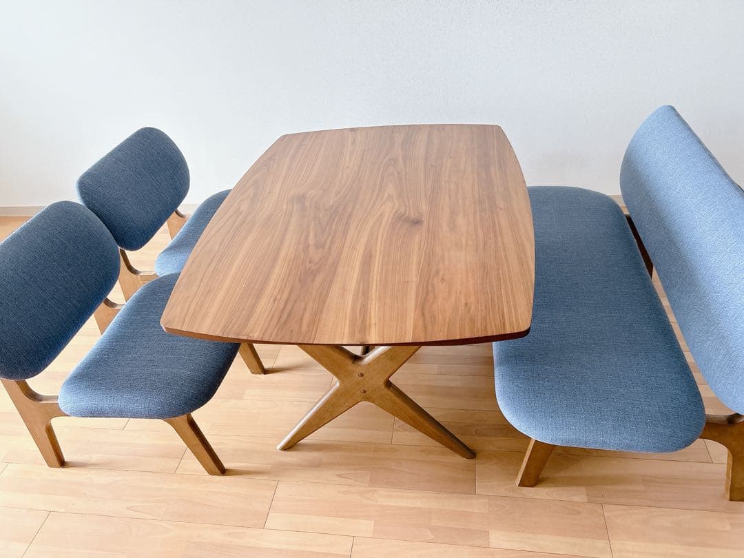 ニトリ　リラックスワイド　ダイニングテーブルセット　1人用チェア　2人用チェア