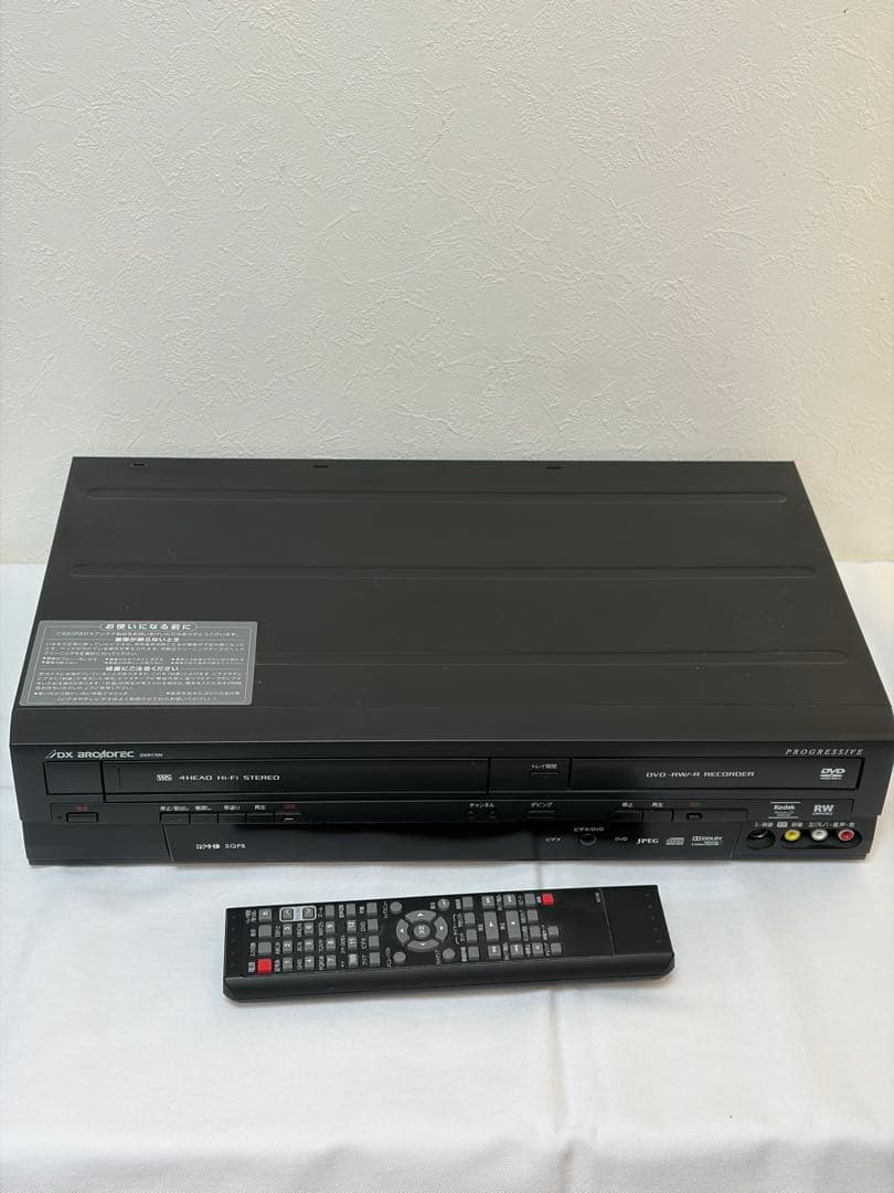 DXアンテナ ビデオ一体型DVDレコーダー DXR170V リモコン付