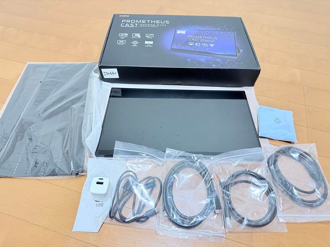 PROMETHEUS CAST 15.6インチ 無線接続