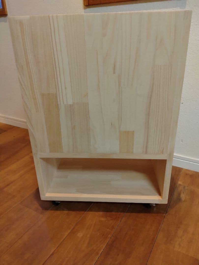 木製　ハンドメイド　オーダー　キャスター付き　BOX　ラック　シェルフ 棚