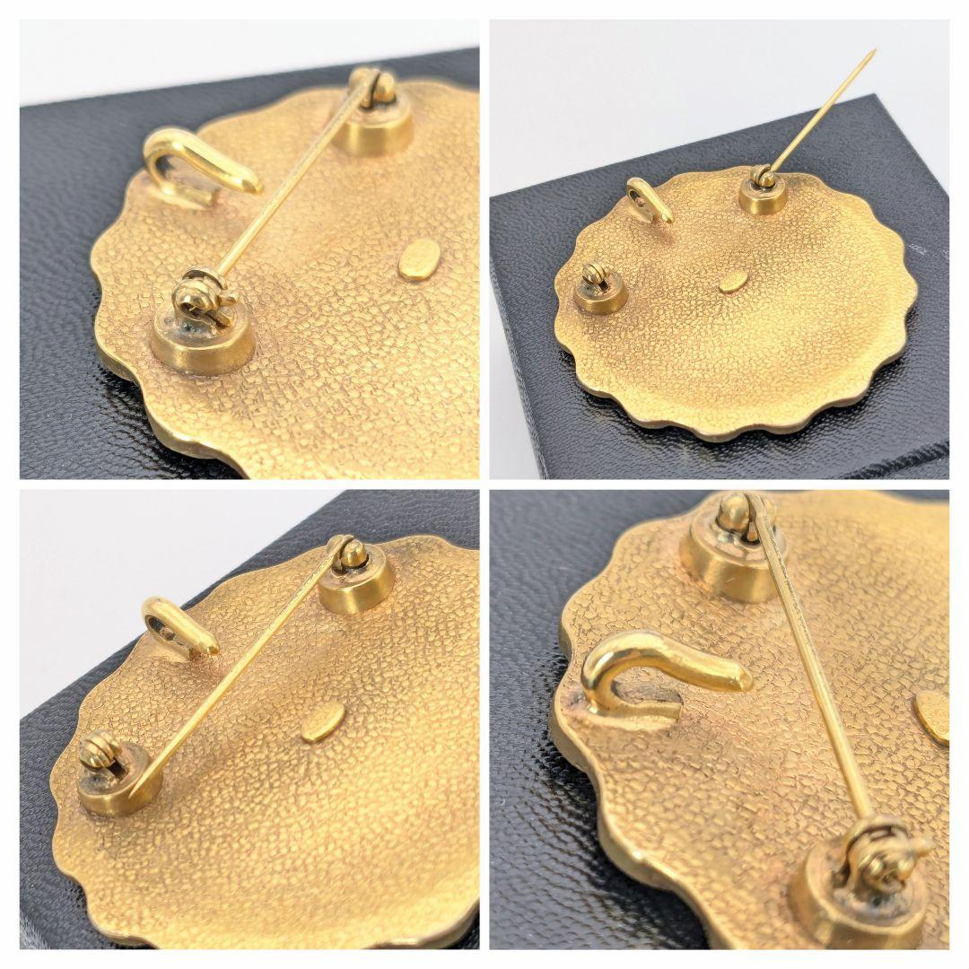 希少 シャネル CHANEL 2way フラワー グリポワ ブローチ トップ