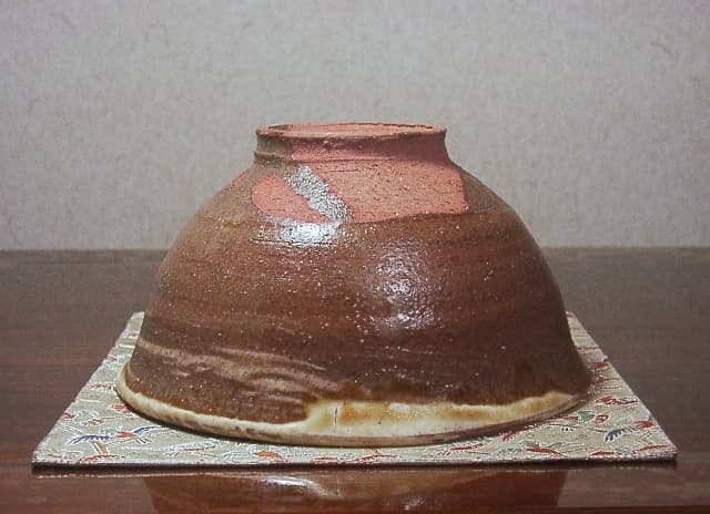 京焼・清水焼　今井政之 作　刷毛目　茶碗　無傷　合箱。