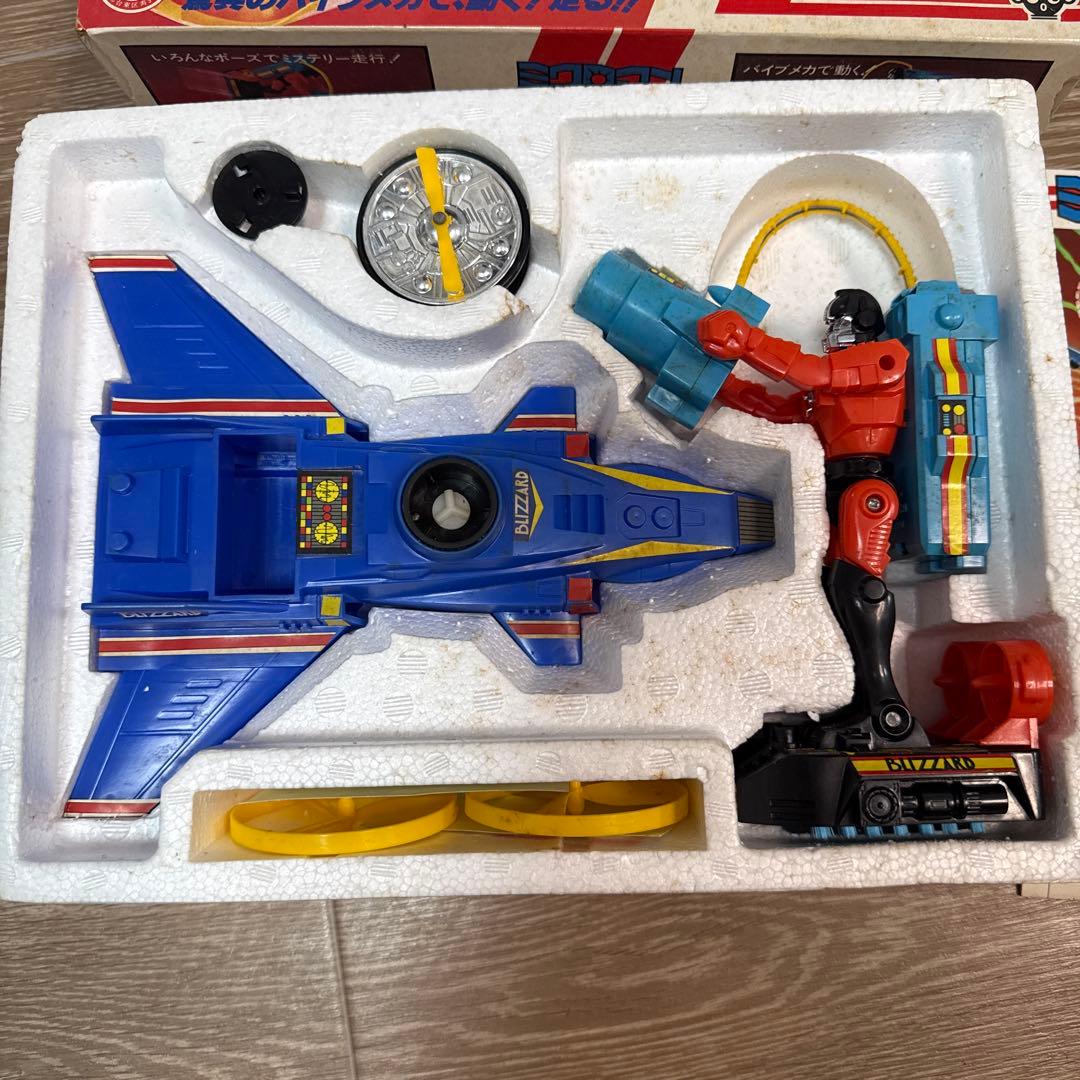 旧タカラ ミクロマン ブリザード スコーピオ B-3 当時物 箱・説明書付