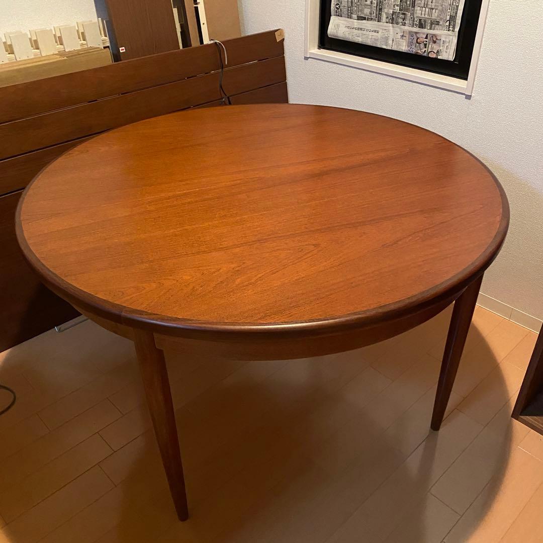 【送料込み】北欧ヴィンテージG-PLAN エクステンション ラウンドテーブル