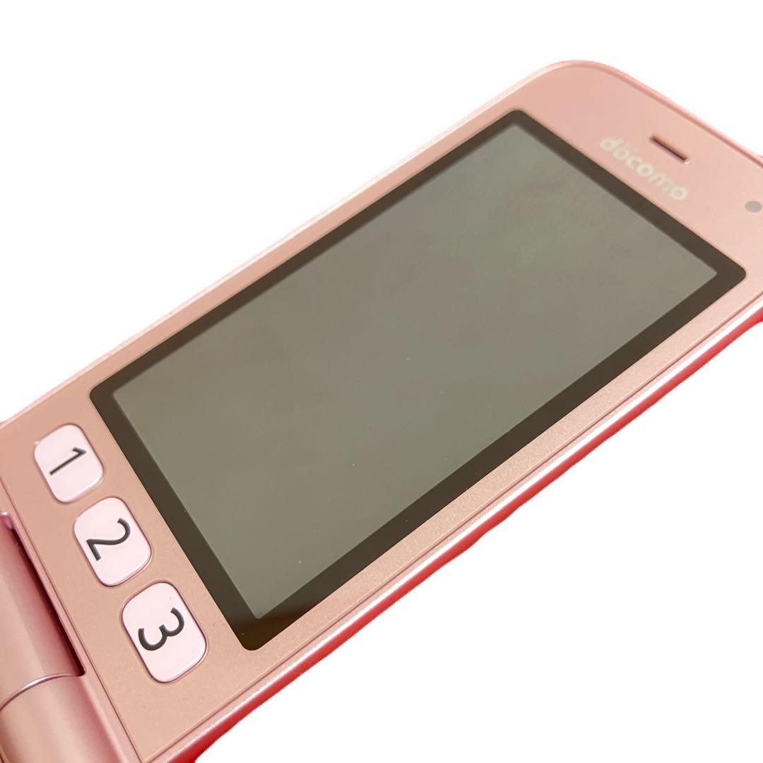 【美品】　らくらくホン docomo F-01M ガラケー　ピンク