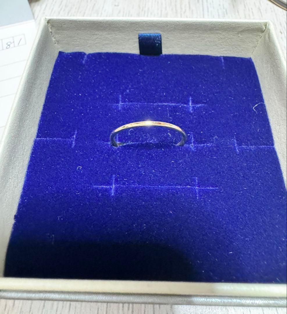 ジュエリーツツミ　K18イエローゴールドリング