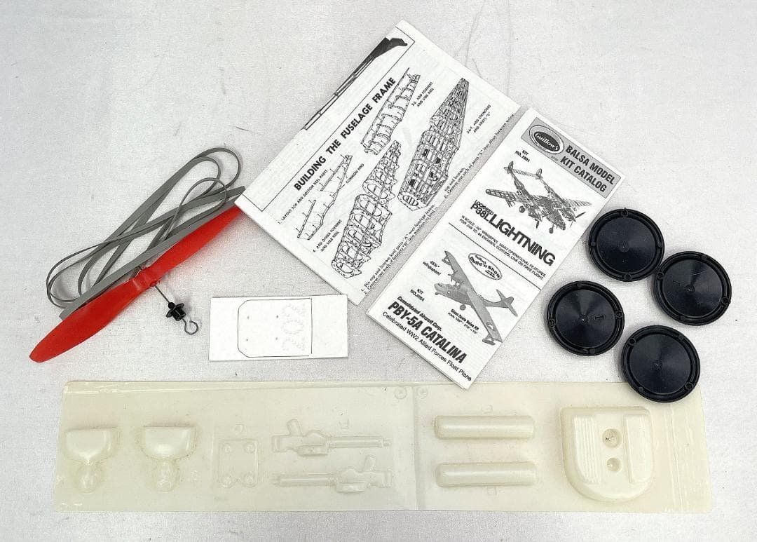 【未組立品】1980年代 Guillow's S.E.5Aフライングモデルキッド