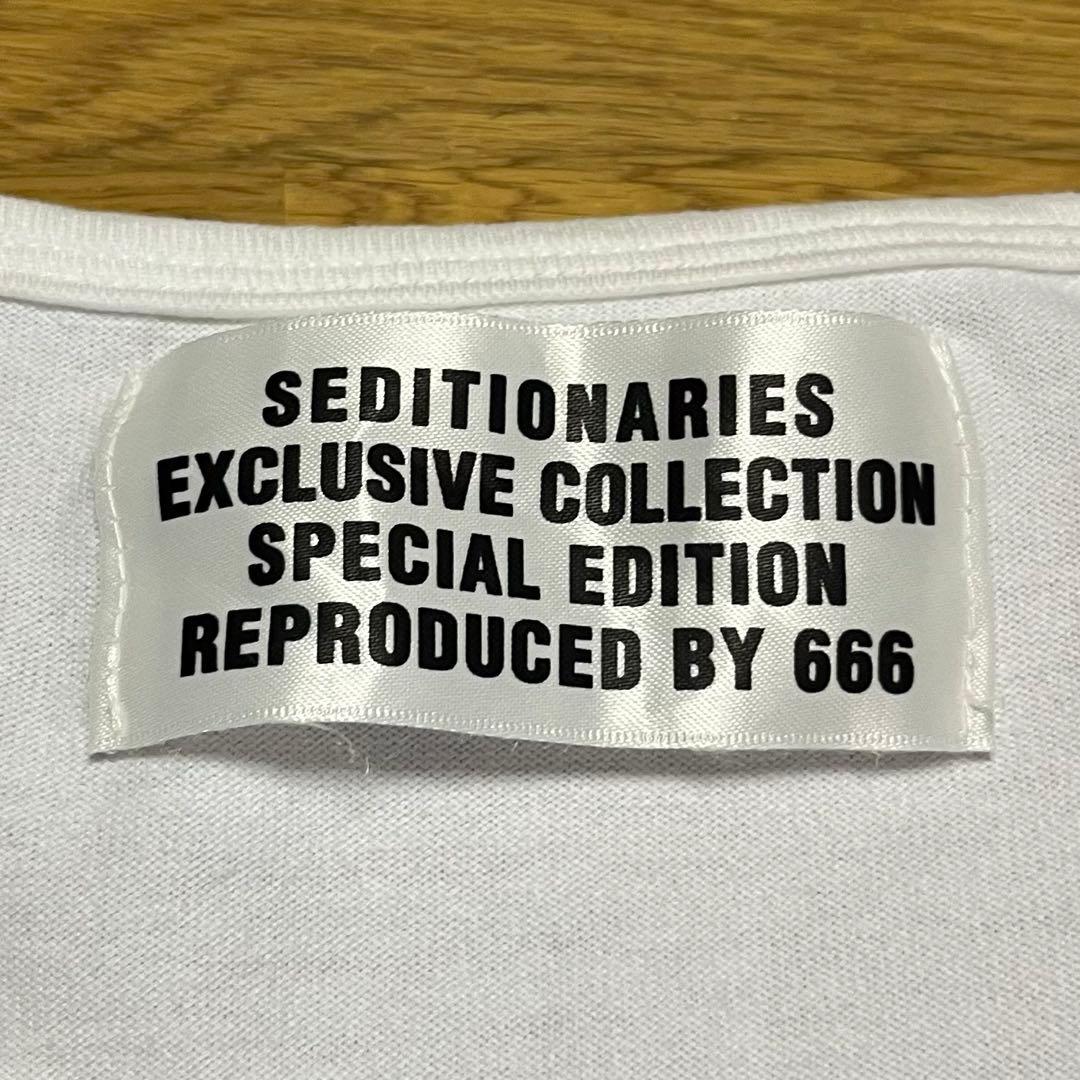 セディショナリーズ 666 卍 デストロイ Tシャツ 70s 復刻 廃盤品 希少