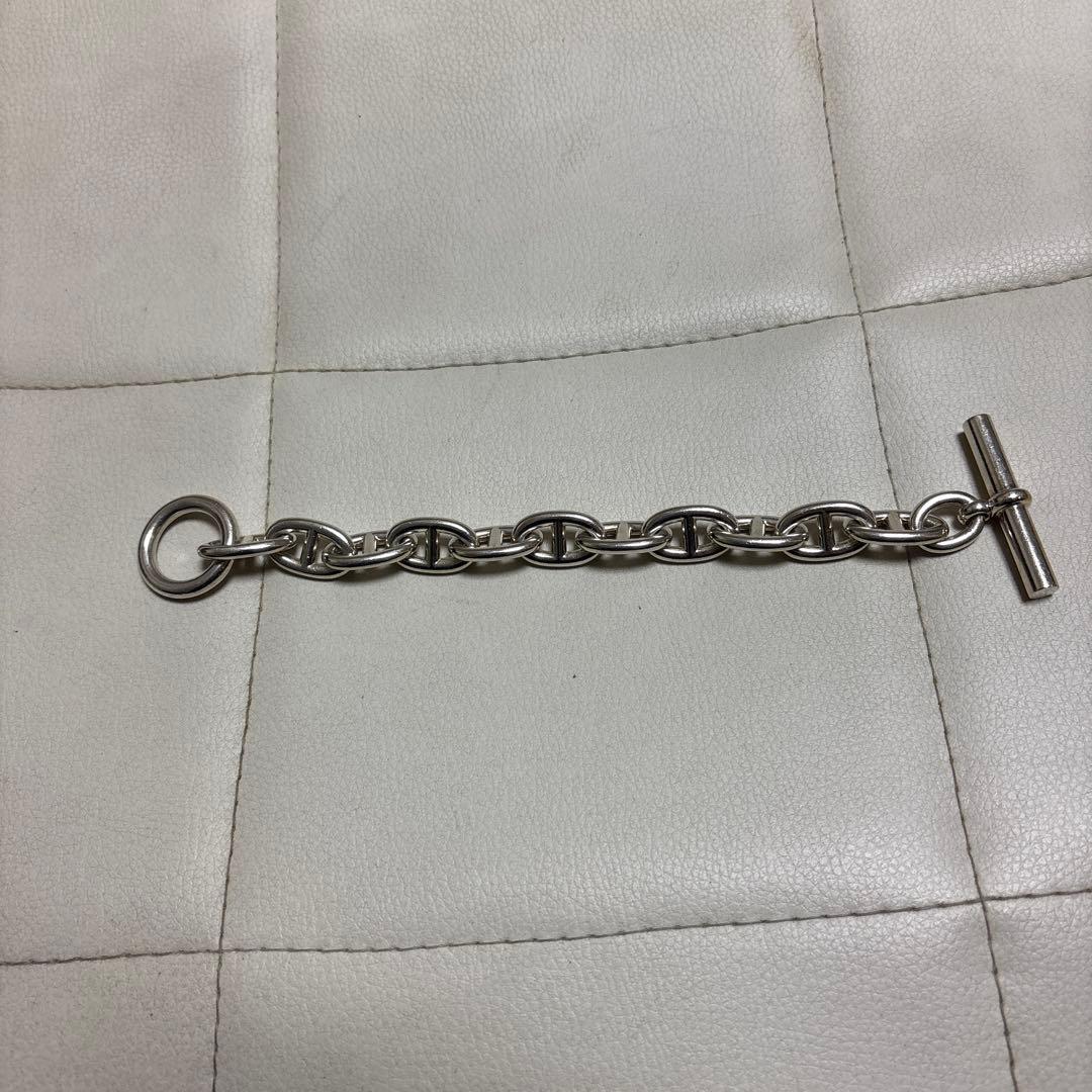 HERMES シェーヌダンクル TGM 11コマ ブレスレット