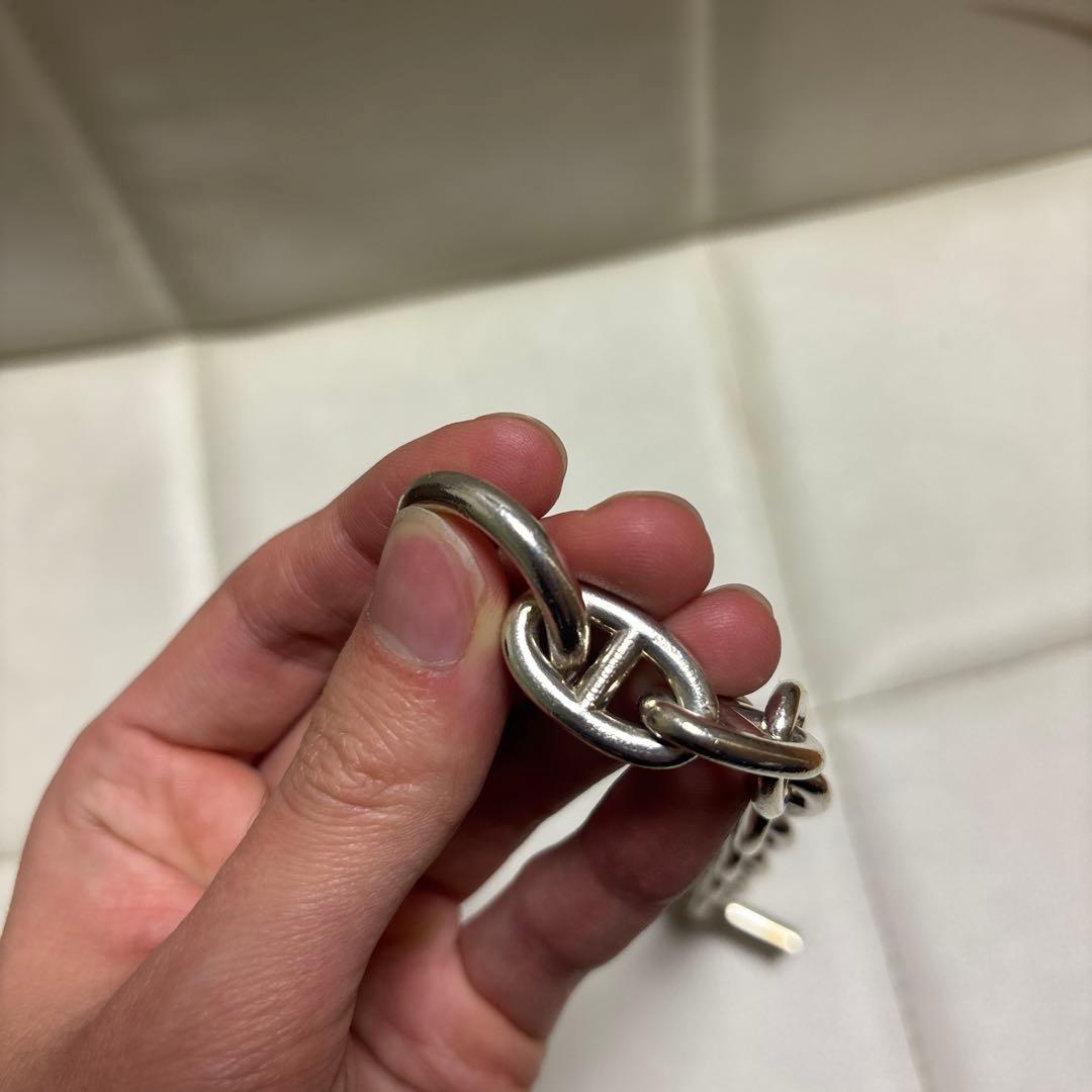 HERMES シェーヌダンクル TGM 11コマ ブレスレット