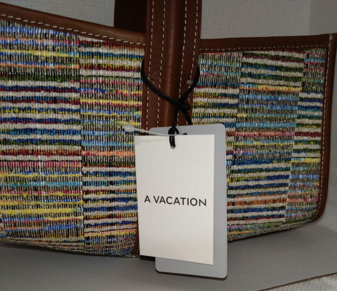 IENA購入★A VACATION・SEE SAW BAG LINE CHECK