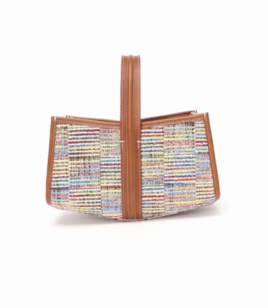 IENA購入★A VACATION・SEE SAW BAG LINE CHECK