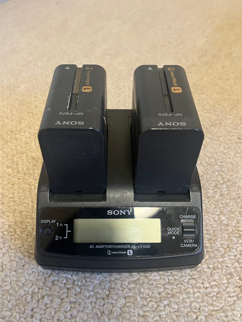 Sony HVRZ5J業務用ビデオカメラ本体2台ワイコン電池バッグオマケ付