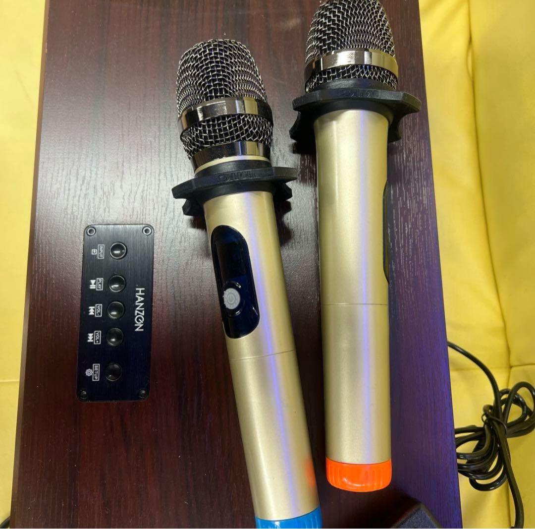 HANZON サウンドボックス 110W ワイヤレスマイク2本付き　6台