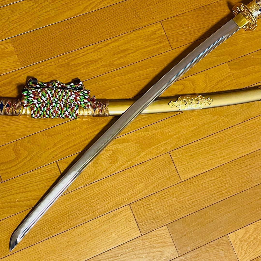 【希少】高級模造刀 太刀 陣太刀 刀袋・刀掛台付き