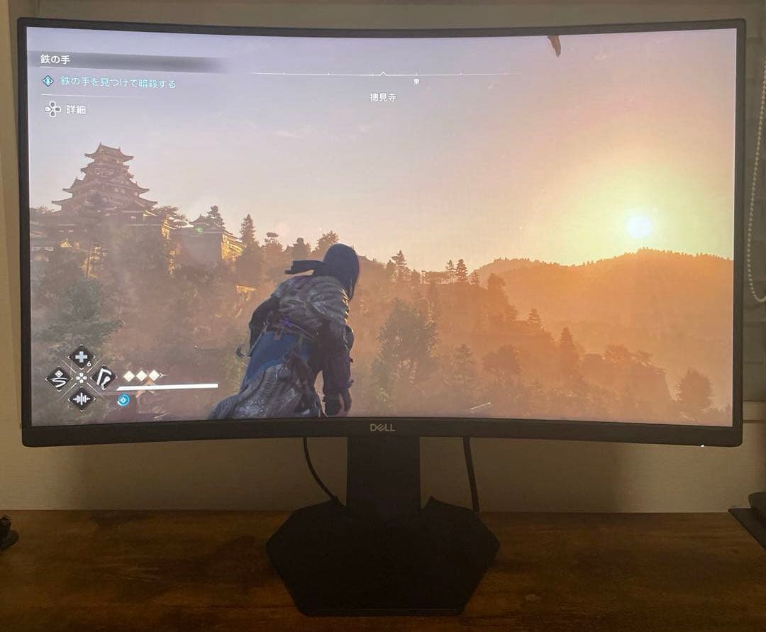 デル Dell S2722DGM 27インチ 湾曲面 ゲーミング液晶PCモニター