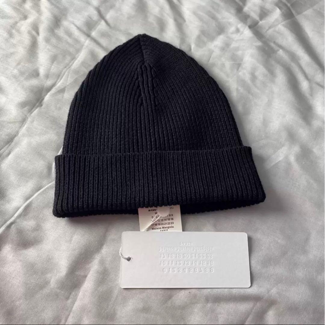 Maison Margiela ニットビーニー ブラック ウール