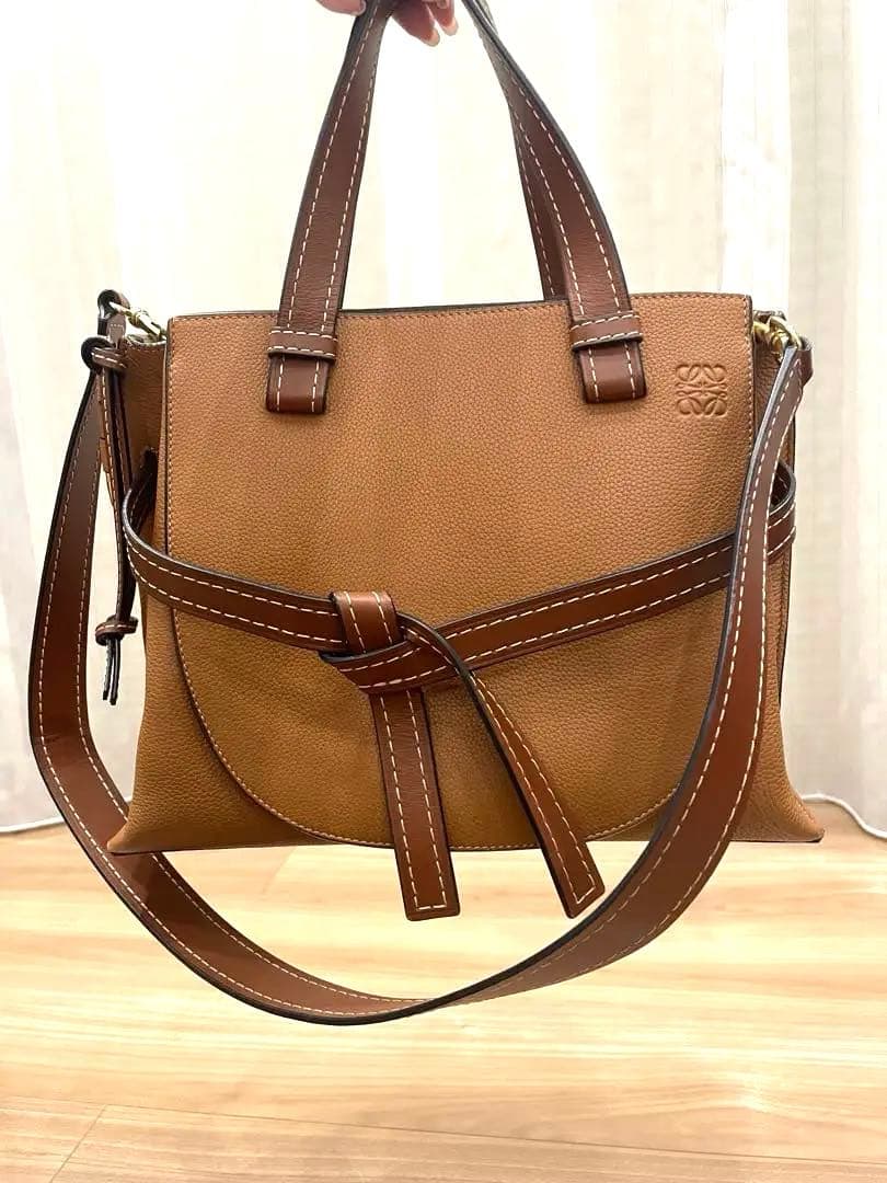 ロエベ　ゲート　トップハンドル　トートバッグ　2way スモール