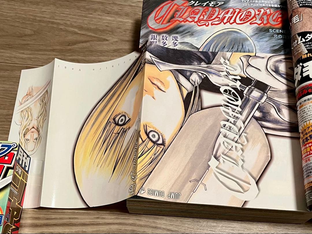 クレイモア 別バージョン•コミックスカバー 月刊少年ジャンプ 付録　他