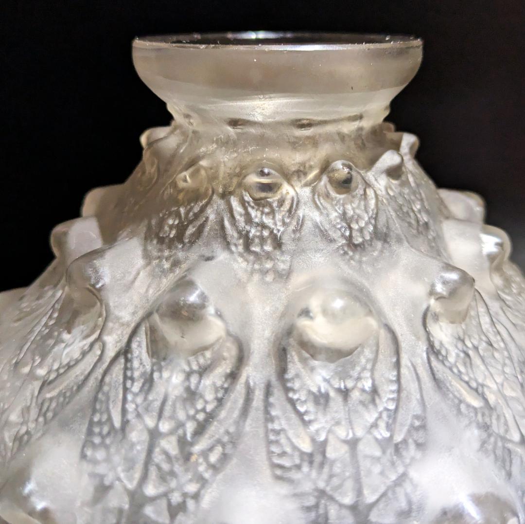 貴重な初期作品★本人★ルネ・ラリック フジェール アンティーク 花瓶 1913