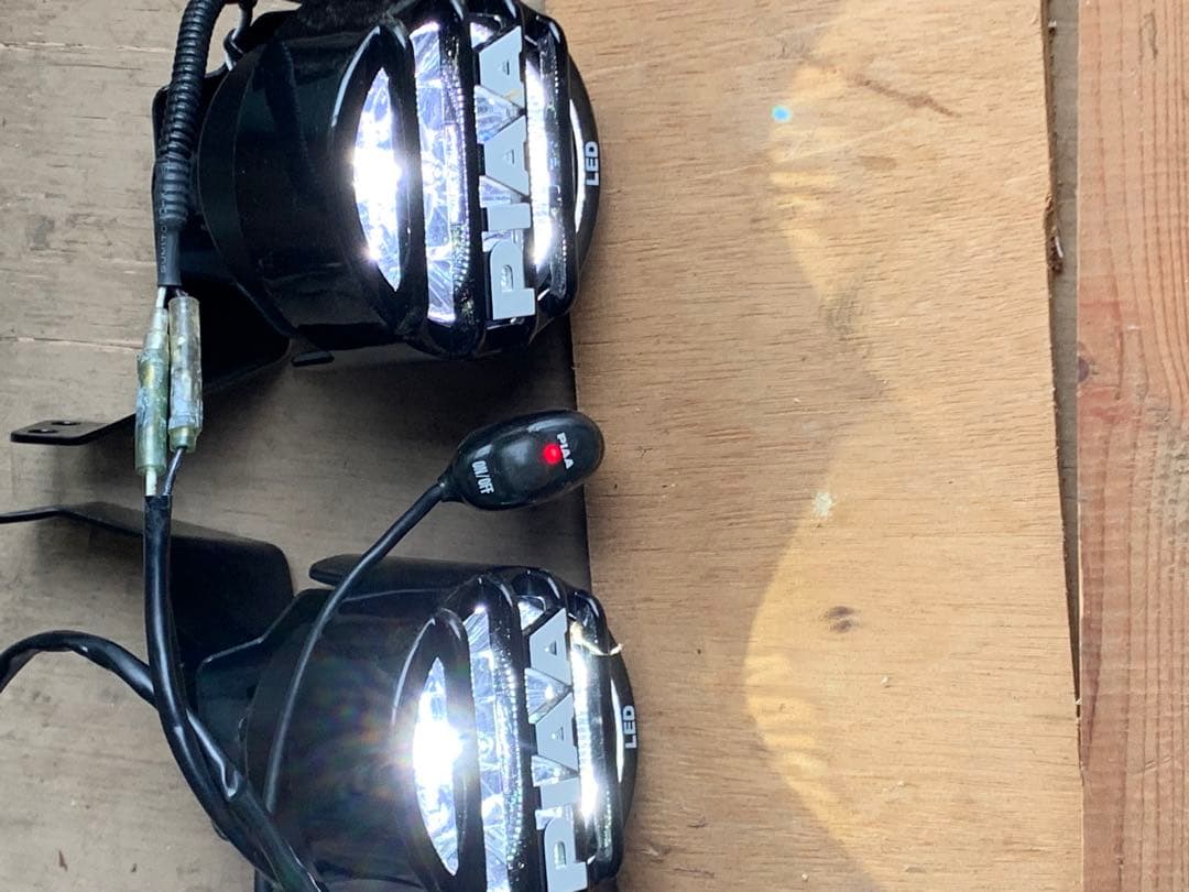 セロー250用PIAA LEDフォグランプ