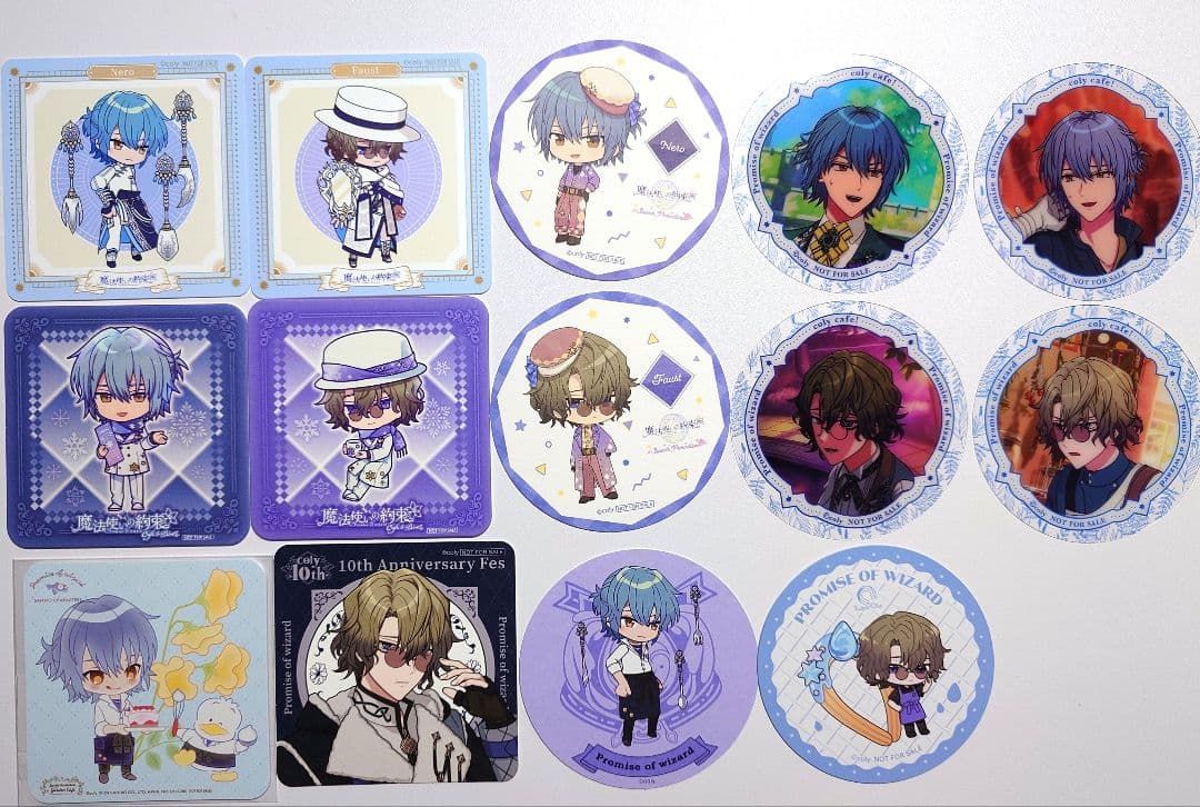 魔法使いの約束 まほやく ファウスト ネロ アクスタ カード コースター 魔道具
