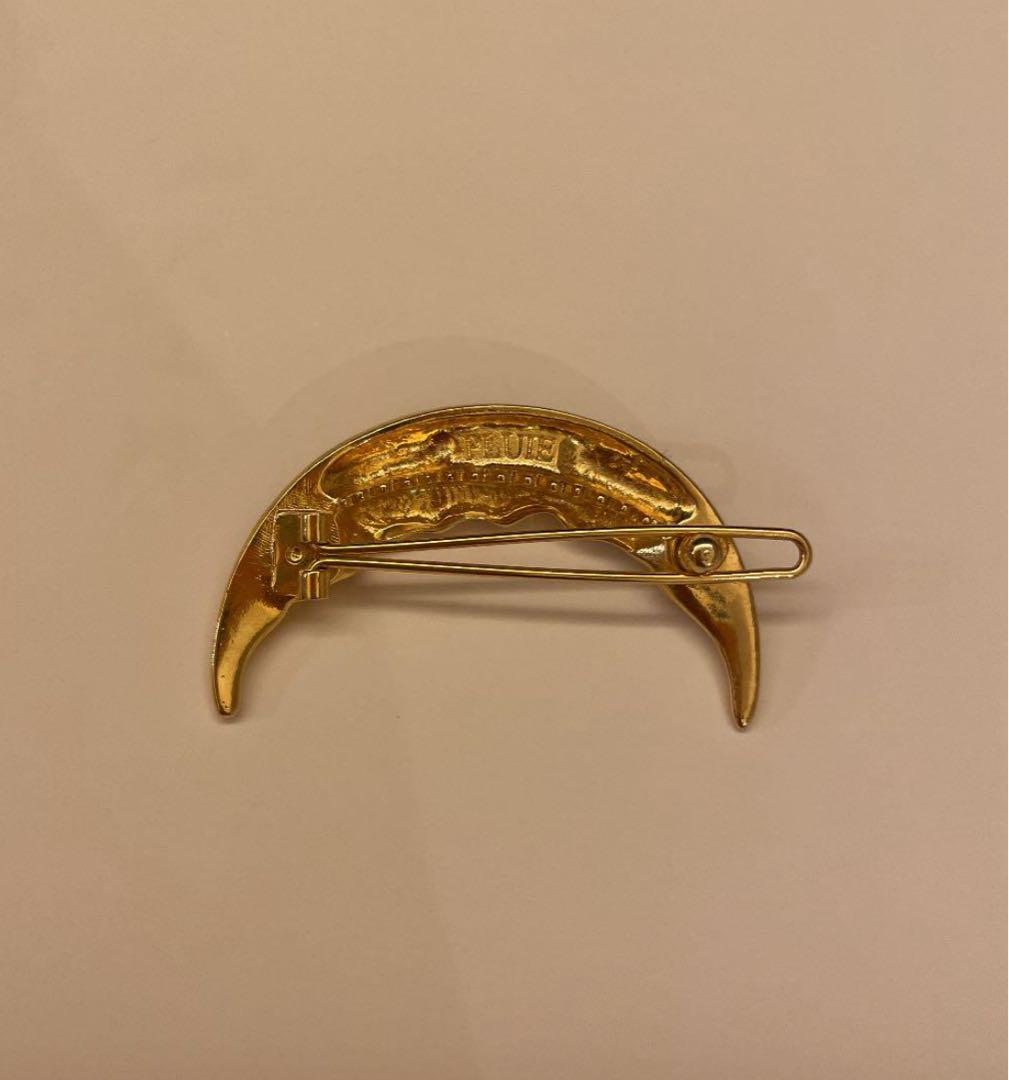 プリュイムーンクリップ　ゴールド