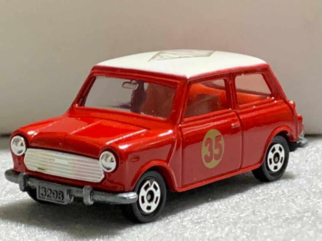トミカ ミニクーパー アップルマン 35 菱形タンポ金