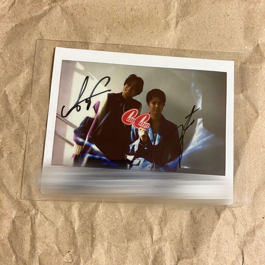 白濱亜嵐　片寄涼太　サイン入りチェキ