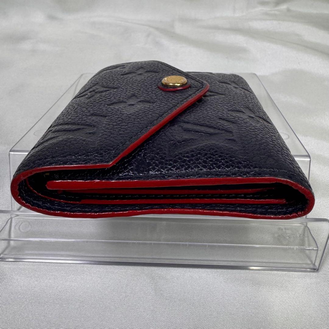 ルイヴィトン　ポルトフォイユゾエ モノグラム　アンプラント　三つ折り財布　美品