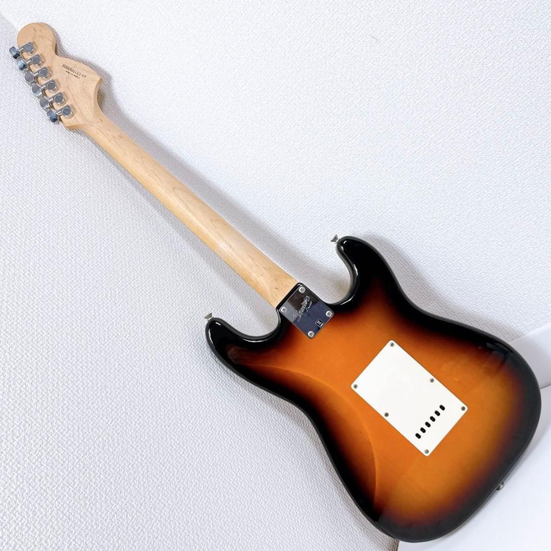 美品 Squier スクワイヤー レフティー用ス トラトキャスター サンバースト