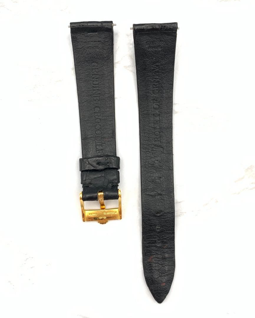 Rolex　ロレックス ブラック クロコダイルレザーベルト