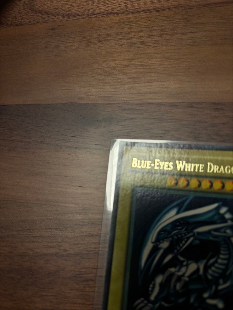M*Ⅱ様 遊戯王　青眼の白龍　英語版　heavy faded、wavy