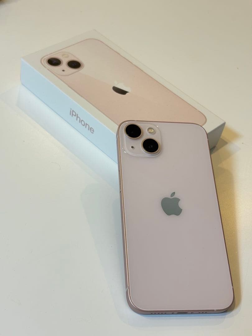 Apple iPhone 13 ピンク 256GB 本体と箱とケーブル付き